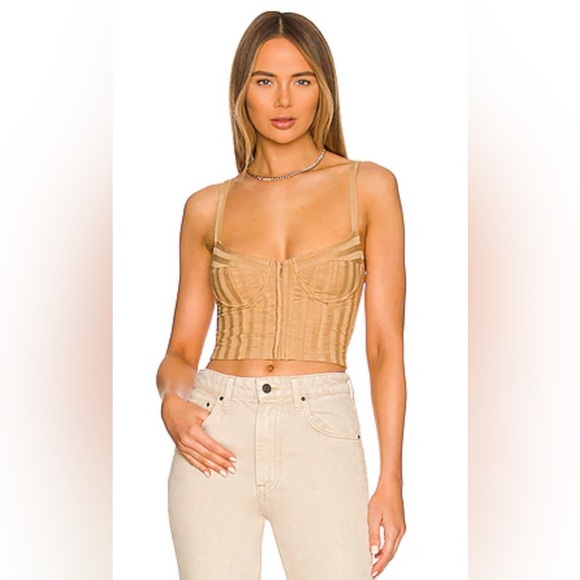 NWT JONATHAN SIMKHAI DEE BUSTIER TANK TOP SIZE XL - Picture 1 of 7